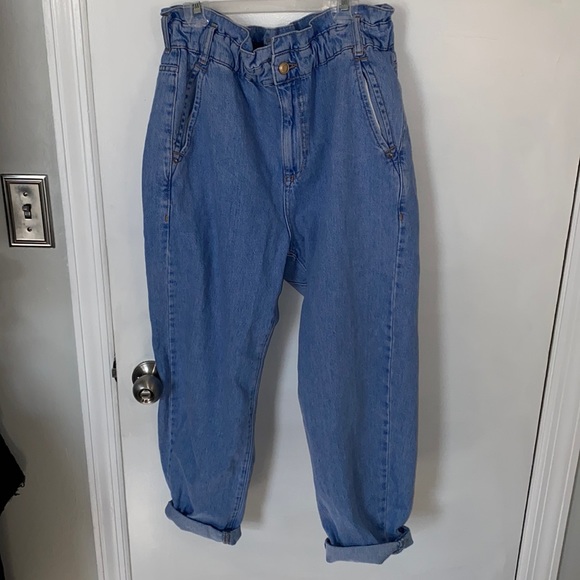 Zara Jeans Zara Paper Bag Jeans Poshmark